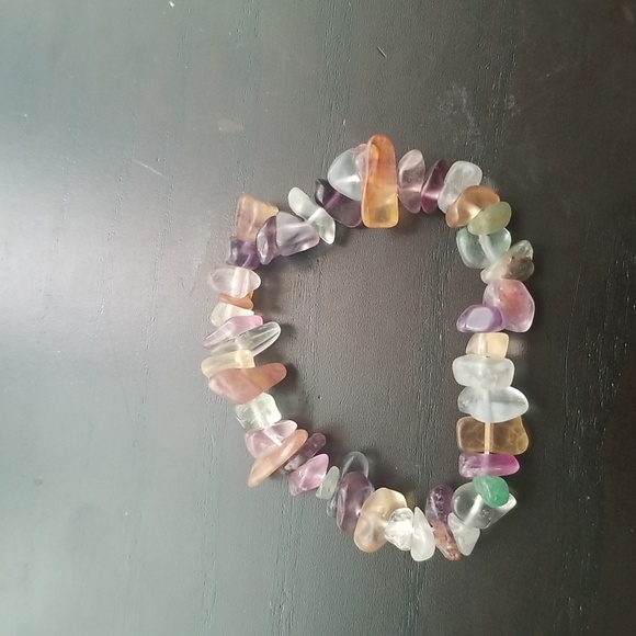 Handmade bracelet with colorful natural stones. - Picture 1 of 5